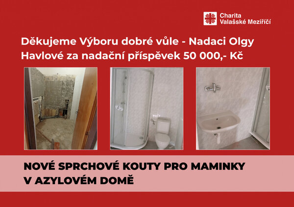 Rekonstrukce koupelen v AD Rekonstrukce koupelen v AD